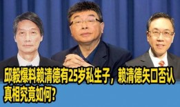 邱毅爆料赖清德最新视频,惊人言论引发热议！”